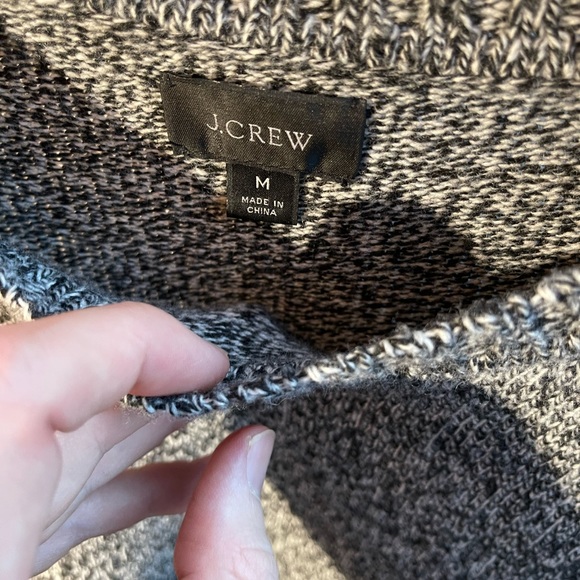 J Crew Merino Wool Salt and Pepper Sweater - Picture 2 of 4